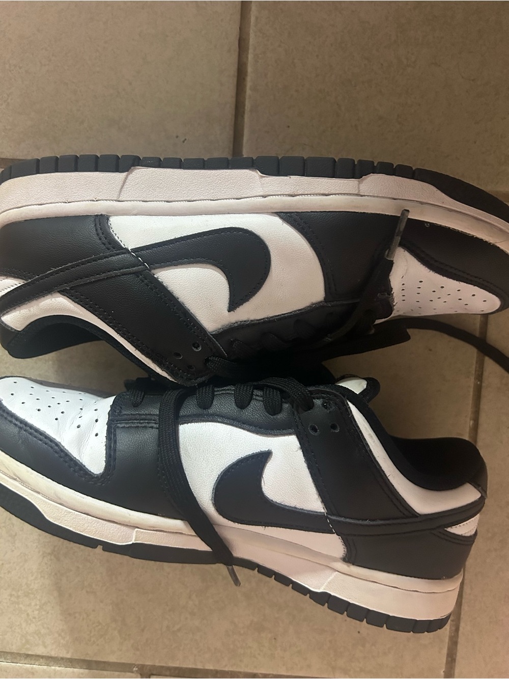 Nike Women’s Black and White Low-Top Sneakers